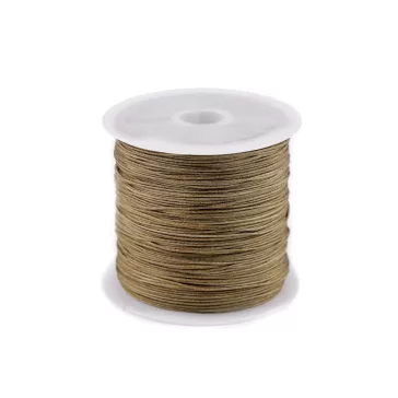 PES kábel Ø0,5 mm - 32 sötét bézs (5 db-os csomagolás)