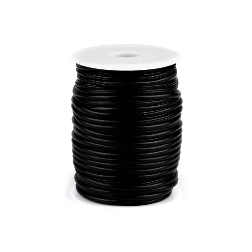 Bőrcsík lélekkel Ø2,5 és 3 mm eko bőr