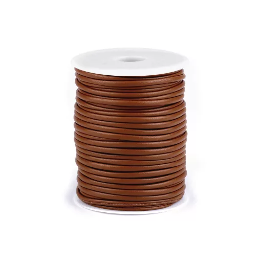Bőrcsík lélekkel Ø2,5 és 3 mm eko bőr