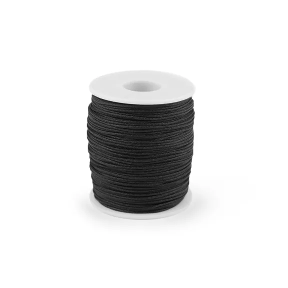 PES zsinór Ø0,9; 1,4 mm - (Ø0,9 mm) fekete (340 m-es csomagolás) PES zsinór Ø0,9; 1,4 mm - (Ø0,9 mm) fekete (340 m-es csomagolás)