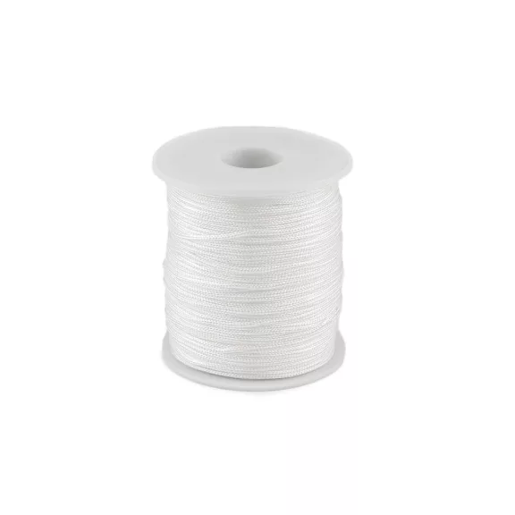 PES zsinór Ø0,9; 1,4 mm - (Ø1,4 mm) fehér (85 m-os csomagolás) PES zsinór Ø0,9; 1,4 mm - (Ø1,4 mm) fehér (85 m-os csomagolás)