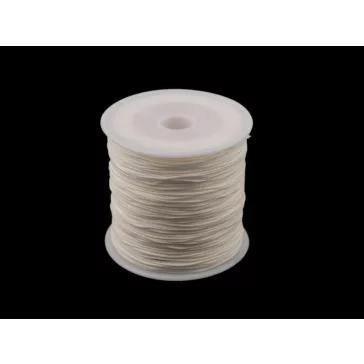   Poliészter zsinór Ø0,8 mm PES - 1 vanília (1 db-os csomagolás)