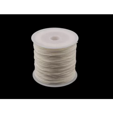   Poliészter zsinór Ø0,8 mm PES - 1 vanília (5 db-os csomagolás)