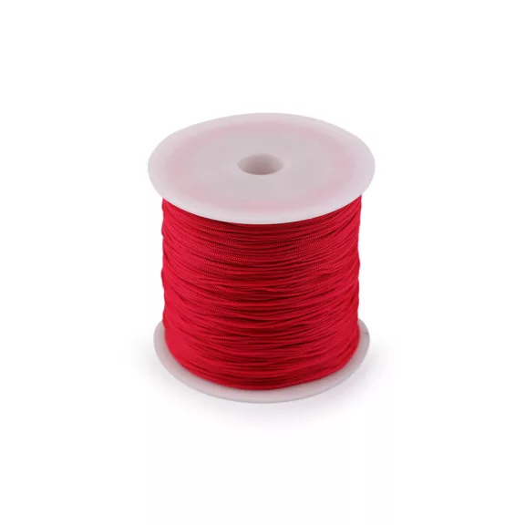 Poliészter zsinór Ø0,8 mm PES - 5 piros (1 db-os csomagolás) Poliészter zsinór Ø0,8 mm PES - 5 piros (1 db-os csomagolás)