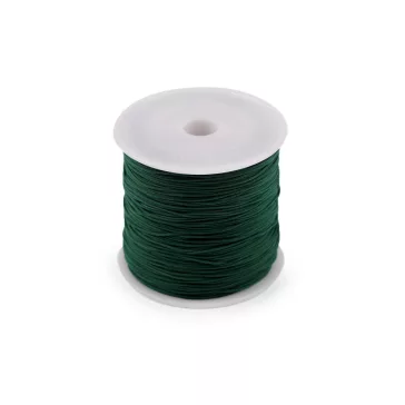   Poliészter zsinór Ø0,8 mm PES - 7 zöld sötét (5 db-os csomagolás)