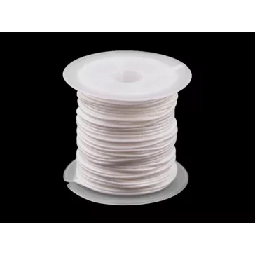Fényes zsinór Ø1 mm - 1 Off White (1 db-os csomagolás)