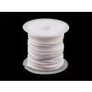 Fényes zsinór Ø1 mm - 1 Off White (25 db-os csomagolás)