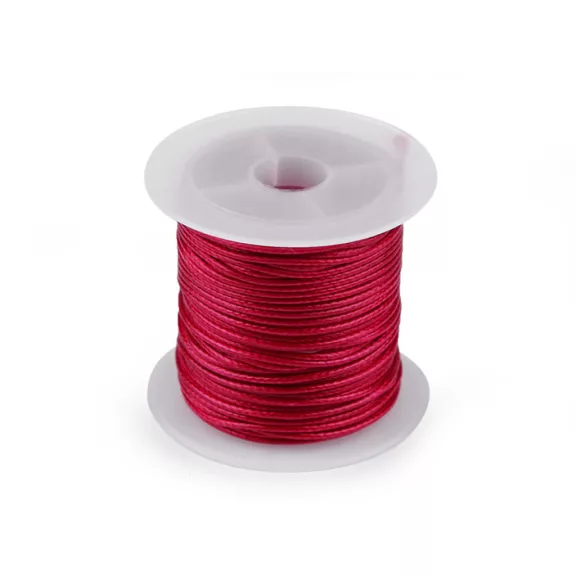 Fényes zsinór Ø1 mm - 4 fukszia sötét (25 db-os csomagolás) Fényes zsinór Ø1 mm - 4 fukszia sötét (25 db-os csomagolás)