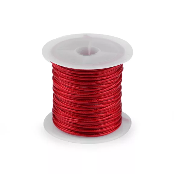 Fényes zsinór Ø1 mm - 5 piros (25 db-os csomagolás) Fényes zsinór Ø1 mm - 5 piros (25 db-os csomagolás)