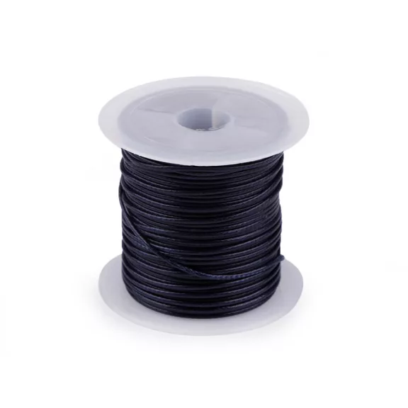 Fényes zsinór Ø1 mm - 7 blue dark (25 db-os csomagolás) Fényes zsinór Ø1 mm - 7 blue dark (25 db-os csomagolás)