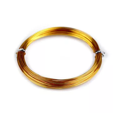   Aluminium dekordrot Ø1 mm - 7 arany fény (3 db-os csomagolás)