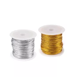 Zsinór lurexel Ø2 mm gömbölyű karácsonyi