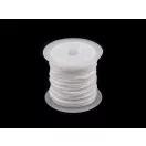 PES madzag fonott Ø1 mm viaszos - 1 Off White (1 db-os csomagolás) PES madzag fonott Ø1 mm viaszos - 1 Off White (1 db-os csomagolás)