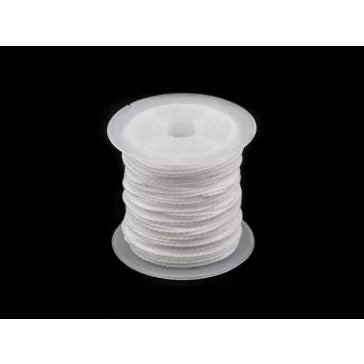   PES madzag fonott Ø1 mm viaszos - 1 Off White (1 db-os csomagolás)