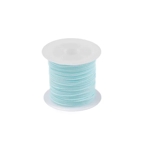PES madzag fonott Ø1 mm viaszos - 8 mentolzöld (1 db-os csomagolás) PES madzag fonott Ø1 mm viaszos - 8 mentolzöld (1 db-os csomagolás)
