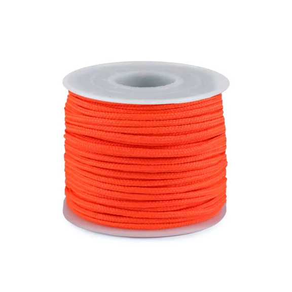 Paracord zsinór Ø2,5 mm ejtóernyő / ruha zsinór - 4 narancssárga neon (25 m-es csomagolás) Paracord zsinór Ø2,5 mm ejtóernyő / ruha zsinór - 4 narancssárga neon (25 m-es csomagolás)