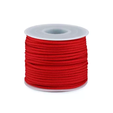   Paracord zsinór Ø2,5 mm ejtóernyő / ruha zsinór - 7 piros (100 m-os csomagolás)