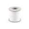 Ø1 mm csavart nylon zsinór ékszerek készítéséhez és készítéséhez - 1 fehér (1 db-os csomagolás)