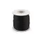 Ø1 mm csavart nylon zsinór ékszerek készítéséhez és készítéséhez - 6 fekete (1 db-os csomagolás)