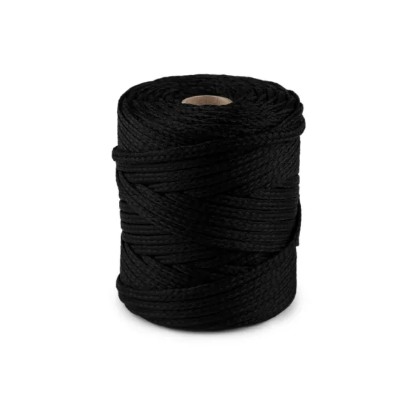 Ruhazsinór PES Ø6 mm - fekete (50 m-es csomagolás) Ruhazsinór PES Ø6 mm - fekete (50 m-es csomagolás)