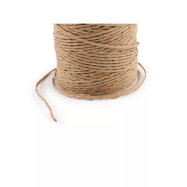   Természetes raffia, kötőtáskákhoz Ø2 mm - 2 fehér (5 db-os csomagolás)