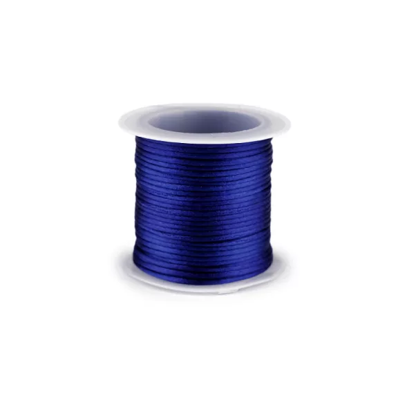 Szatén zsinór / patkányfarok Ø1 mm 10 m - 8 tengerészkék (5 db-os csomagolás) Szatén zsinór / patkányfarok Ø1 mm 10 m - 8 tengerészkék (5 db-os csomagolás)