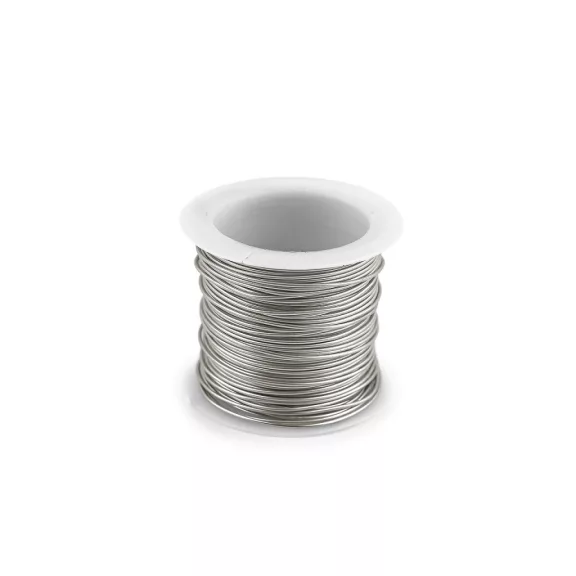 Zománcozott rézhuzal Ø1 mm - 1 ezüst (1 db-os csomagolás) Zománcozott rézhuzal Ø1 mm - 1 ezüst (1 db-os csomagolás)