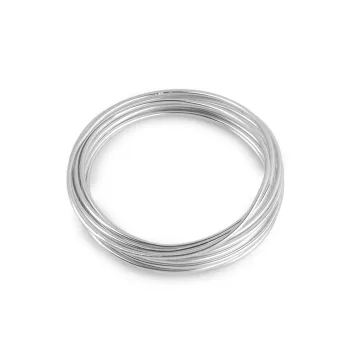  Alumínium drót Ø2 mm vastag - 1 ezüst (4 db-os csomagolás)