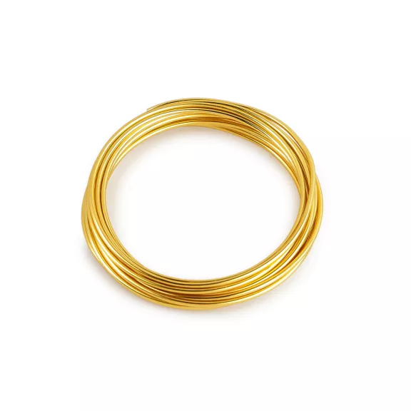 Alumínium drót Ø2 mm vastag - 2 arany (1 db-os csomagolás) Alumínium drót Ø2 mm vastag - 2 arany (1 db-os csomagolás)