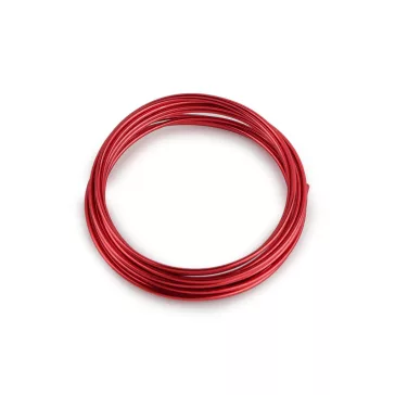   Alumínium drót Ø2 mm vastag - 3 piros (8 db-os csomagolás)