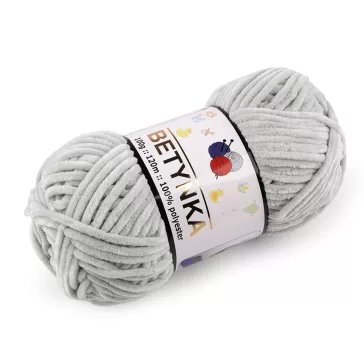   Zsenília fonal Betynka 100 g - 7 (325) világosszürke (1 db-os csomagolás)