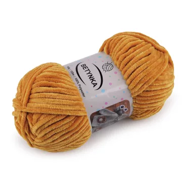   Zsenília fonal Betynka 100 g - 14 (330) mustárszínű (1 db-os csomagolás)