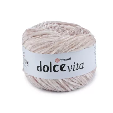   Dolce Vita zsenília kötőfonal 150 g - 1 (3407) világos bézs (1 db-os csomagolás)