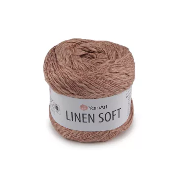   Kötőfonal Linen Soft 100 g - 5 (7308) púder bézs (1 db-os csomagolás)
