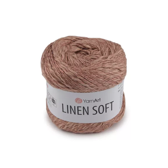 Kötőfonal Linen Soft 100 g - 5 (7308) púder bézs (1 db-os csomagolás) Kötőfonal Linen Soft 100 g - 5 (7308) púder bézs (1 db-os csomagolás)