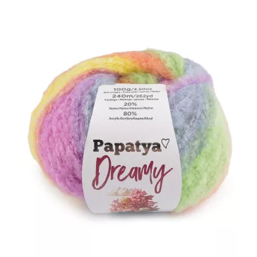   Kötő fonal Papatya Dreamy 100 g - 2 (05) multicolor (1 db-os csomagolás)