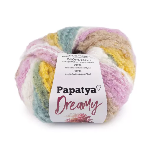 Kötő fonal Papatya Dreamy 100 g