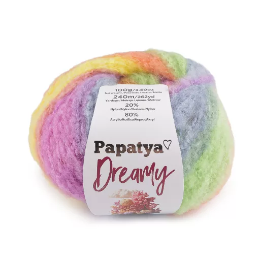 Kötő fonal Papatya Dreamy 100 g