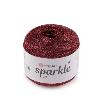  Kötőfonal Sparkle lurexszell 25 g - 4 (1345) piros (1 db-os csomagolás)