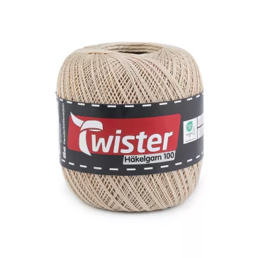   Horgoló pamut fonal Häkelgarn 100 g - 3 (021) ecru (1 db-os csomagolás)