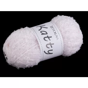   Kötő fonal buklé Katty 100 g - 2 kagylórózsaszín (1 db-os csomagolás)