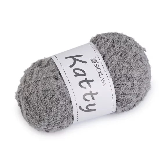 Kötő fonal buklé Katty 100 g - 9 szürke (5 db-os csomagolás) Kötő fonal buklé Katty 100 g - 9 szürke (5 db-os csomagolás)