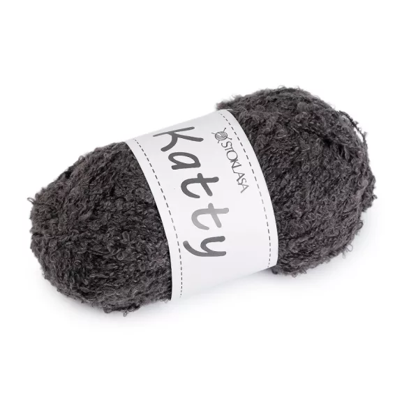 Kötő fonal buklé Katty 100 g - 10 zavarosszürke (5 db-os csomagolás) Kötő fonal buklé Katty 100 g - 10 zavarosszürke (5 db-os csomagolás)