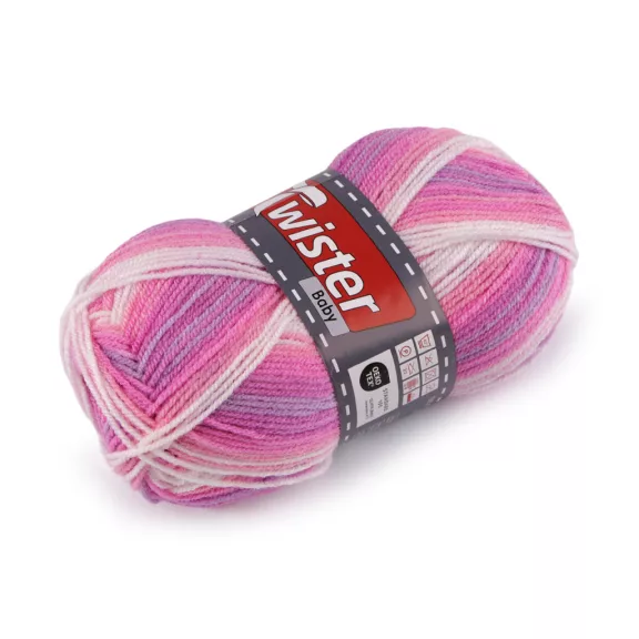 Kötőfonal Baby 50 g - 5 (093) lilarózsás (1 db-os csomagolás) Kötőfonal Baby 50 g - 5 (093) lilarózsás (1 db-os csomagolás)