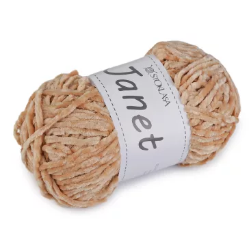   Chenille fonal Janet 100 g - 3 teve bézs (1 db-os csomagolás)