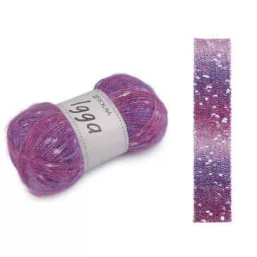   Kötő fonal Igga 100 g - 4 (008) lila világos (1 db-os csomagolás)