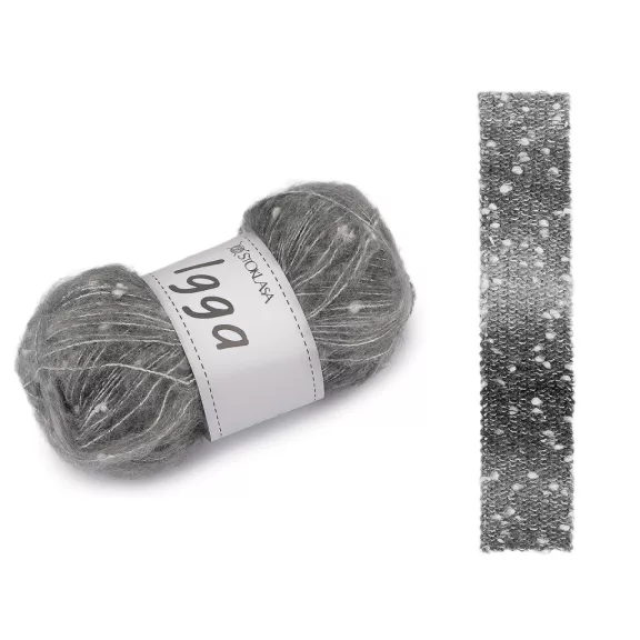 Kötő fonal Igga 100 g - 6 (009) szürke (1 db-os csomagolás) Kötő fonal Igga 100 g - 6 (009) szürke (1 db-os csomagolás)