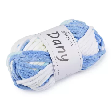   Kötőfonal zsinil Dany 100 g - 3 liláskék menta (1 db-os csomagolás)