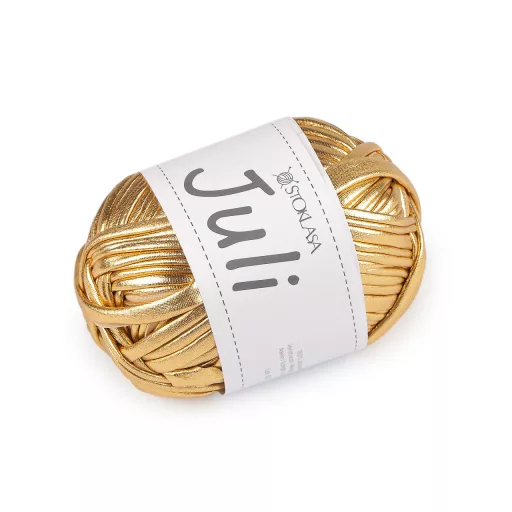 Kötő fonal Juli fémes 100 g