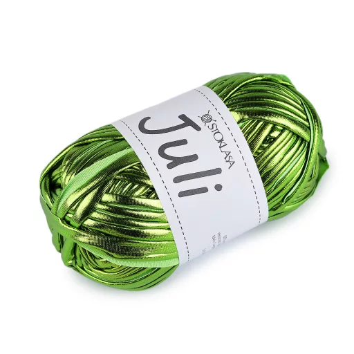 Kötő fonal Juli fémes 100 g